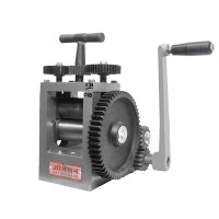 Johnson Tools Changable Roller 3" Chapai/Chex/Line Design Rolling Mill Machine for Jewelers and Metalsmiths